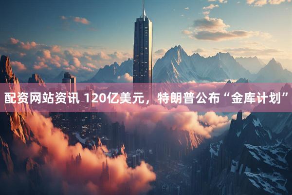 配资网站资讯 120亿美元，特朗普公布“金库计划”