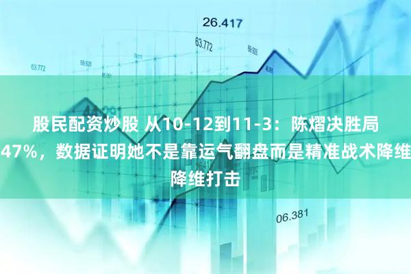 股民配资炒股 从10-12到11-3：陈熠决胜局提速47%，数据证明她不是靠运气翻盘而是精准战术降维打击
